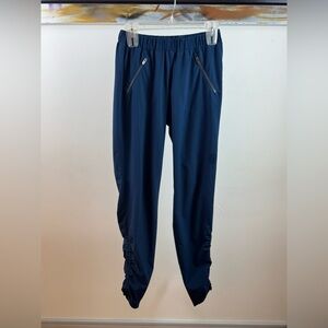 Athleta Navy Ruched Jogger Pants – Size 4